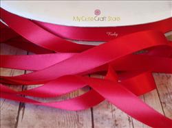 Ribbon by the Yard: Ruby